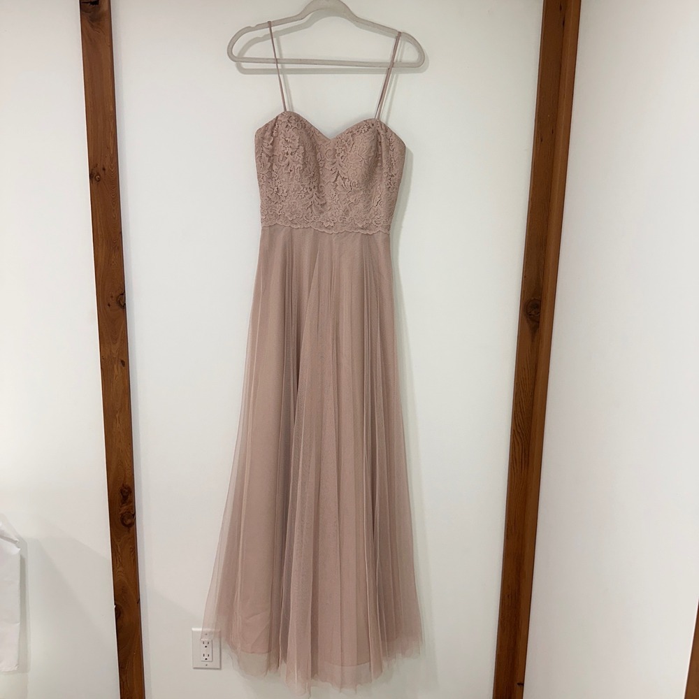 Watters & Watters 09621 Lace Tulle Gown Womens Size 6 Rose Pink | Romantic Gown